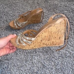 Size 11 women’s wedge heel with beautiful jewels